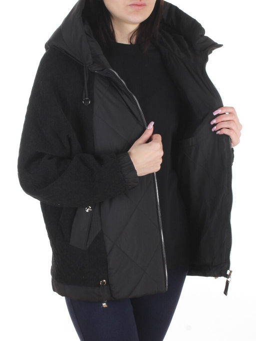 18518 BLACK Куртка демисезонная женская