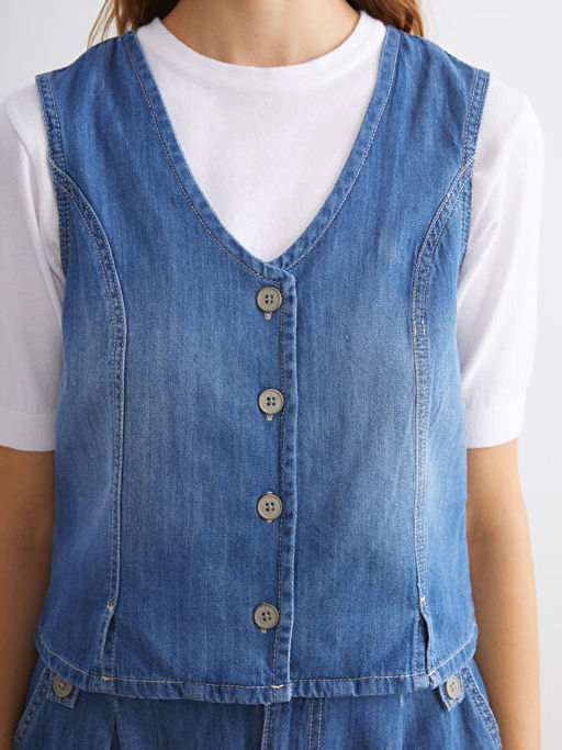 V Yaka Kad?n Jean Yelek