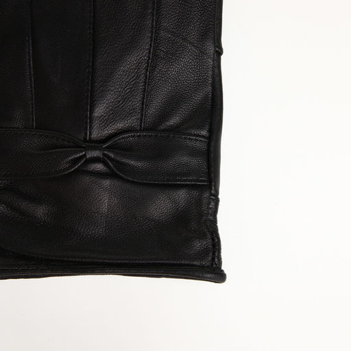 Перчатки женские, размер M, с утеплителем, чёрные