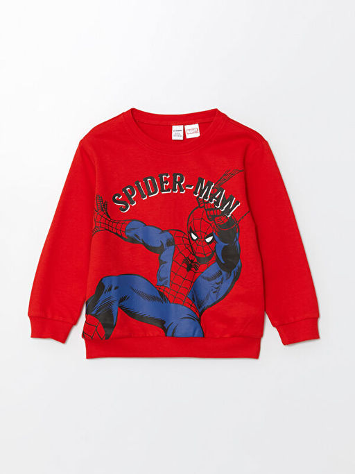 Spider-Man Bask?l? Erkek ?ocuk Sweatshirt