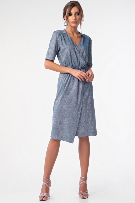 Платье из ткани с напылением - Fly фото 4