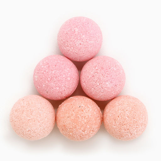 Бомбочки для ванны «Зимняя сказка», аромат чайная роза, 6×20 г, Чистое счастье