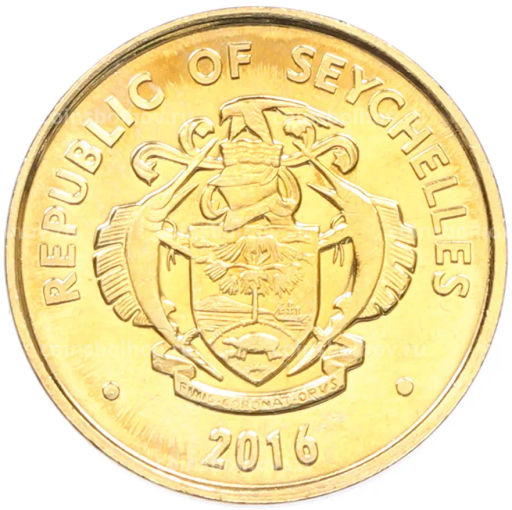 Монета 5 центов 2016 года Сейшелы