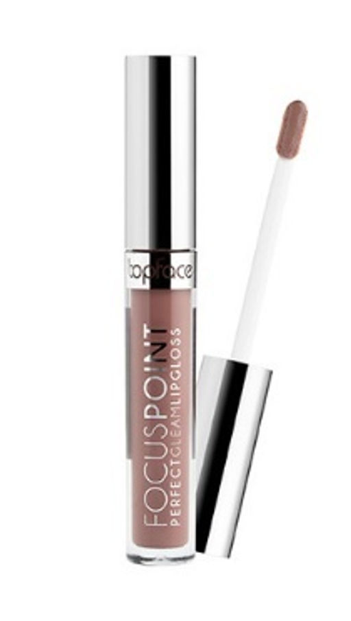 Topface Блеск Мерцающий для губ тон 111, PT207 "FocusPoint Perfect Gleam", грецкий орех