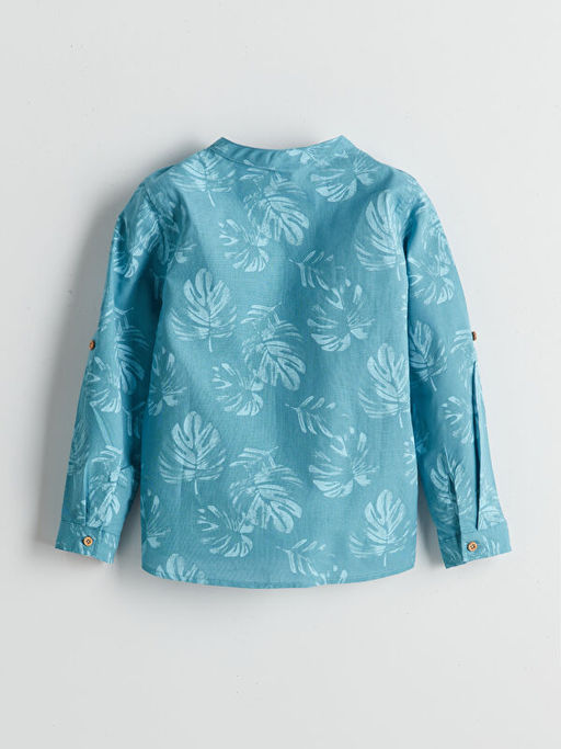 Hakim Yaka Bask?l? Erkek ?ocuk G?mlek