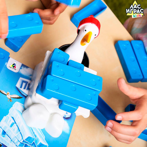 Настольная игра падающая башня «Льдины пингвина», 2-4 игрока, 4+