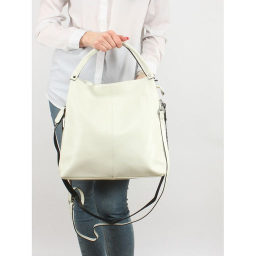 Сумка женская натуральная кожа GU 2033-3161, 1отд+карм/перег, 2плеч/рем, белый SALE 253554 - Adelia фото 10