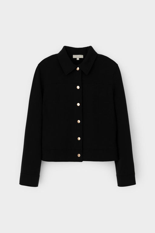 ЕВТ 3298/темный черный жакет жен