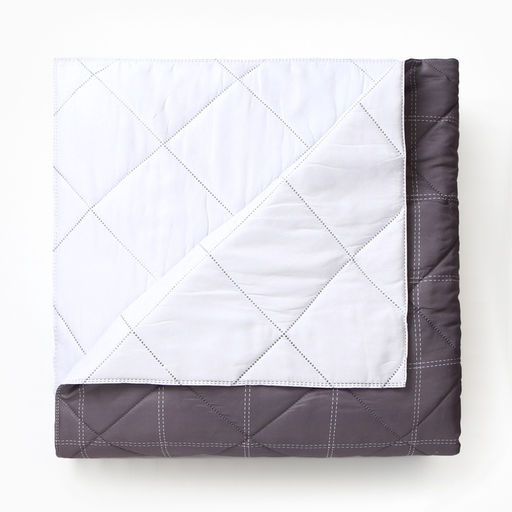 Покрывало евро макси LoveLife Cage: grey, 240×210±5 см, микрофайбер