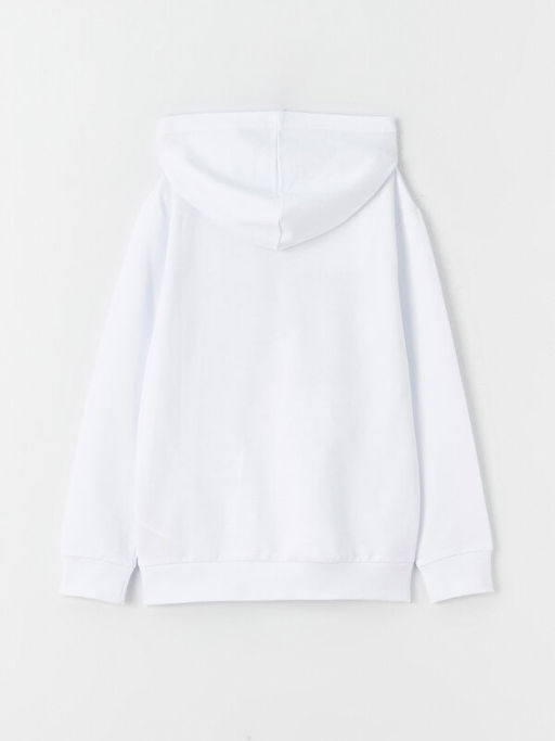 Be?ikta? Bask?l? Uzun Kollu Erkek ?ocuk Hoodie