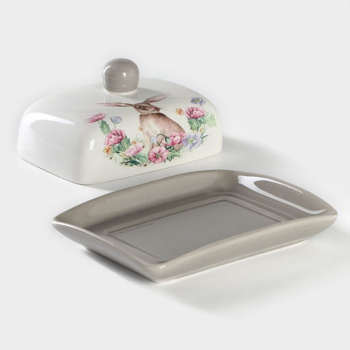 Маслёнка Доляна Зайка, 17?12?8,5 см  фото 3