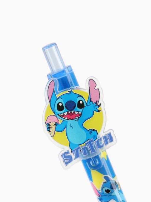 Набор Ежедневник А5, 80 л, ручка и наклейки Стич