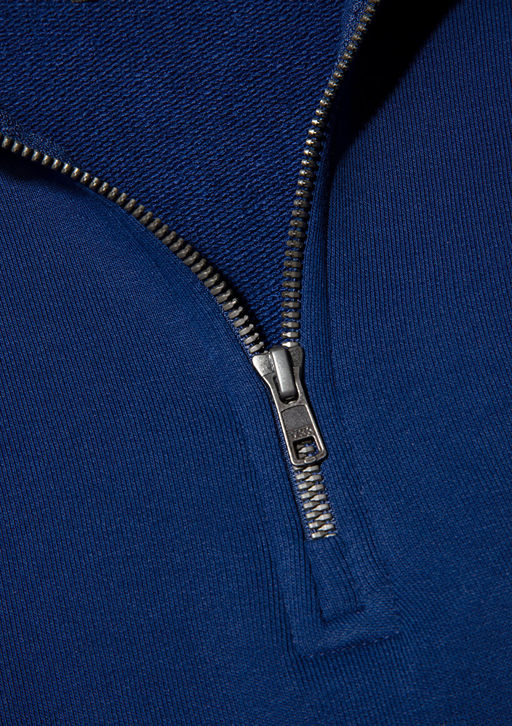 Yar? Fermuarl? Lacivert Basic Sweatshirt - Mavi фото 7