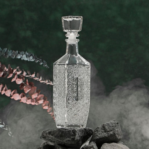 Цена за 20 шт. Графин-штоф «Барский», 500 мл, h=26 см, стекло, прозрачный