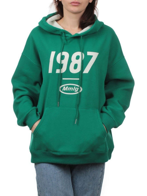 PG-I990I-2313 GREEN Худи женское (90% хлопок, 10% полиэстер)