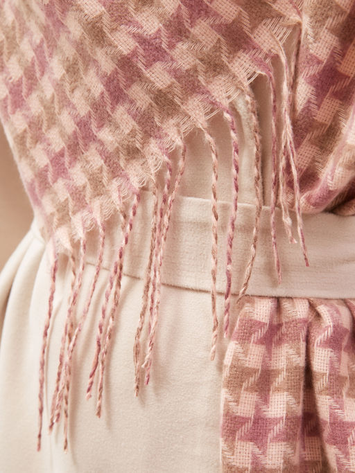 в составе шерсть! теплый двусторонний палантин - Tantino фото 2