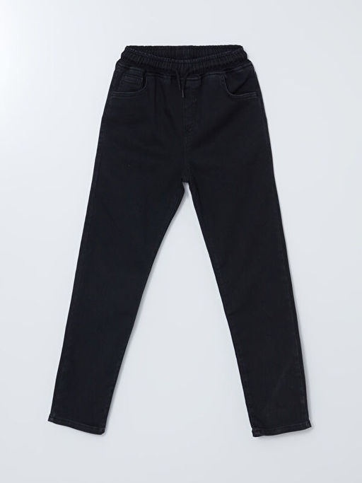 Beli Lastikli Erkek ?ocuk Jean Pantolon