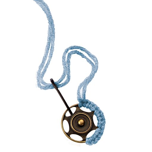 Кнопка пришивная PRYM 341850 для вязаных изделий латунь d 25 мм 2 шт. под состаренную латунь