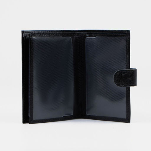 Обложка для автодокументов и паспорта, отдел для купюр, карманы для карт, цвет чёрный - Textura фото 3