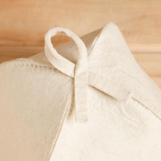 Шапка для бани Классика, светлая - Добропаровъ фото 2