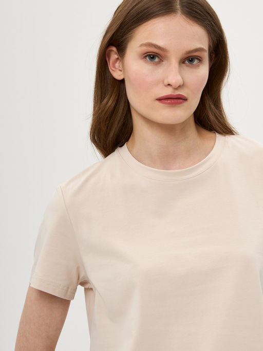 Футболка женская 12521-42034 beige - Maxroses фото 4