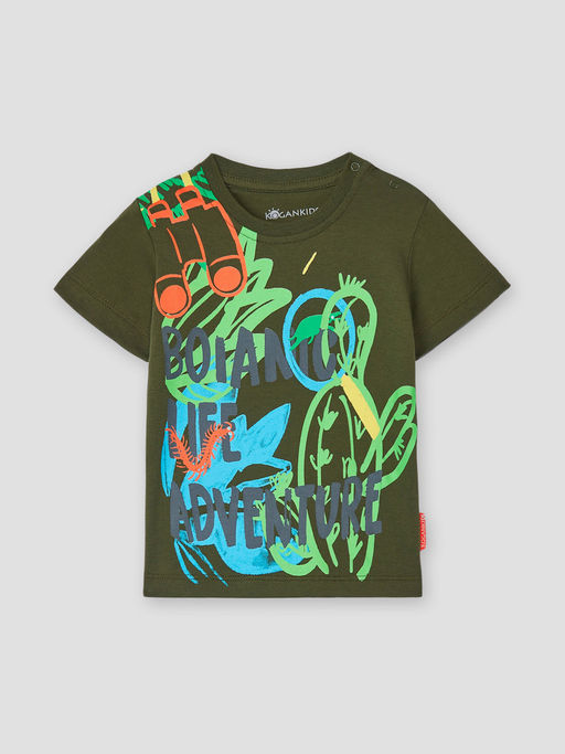 Футболка для мальчика цвета хаки - Kogankids фото 13