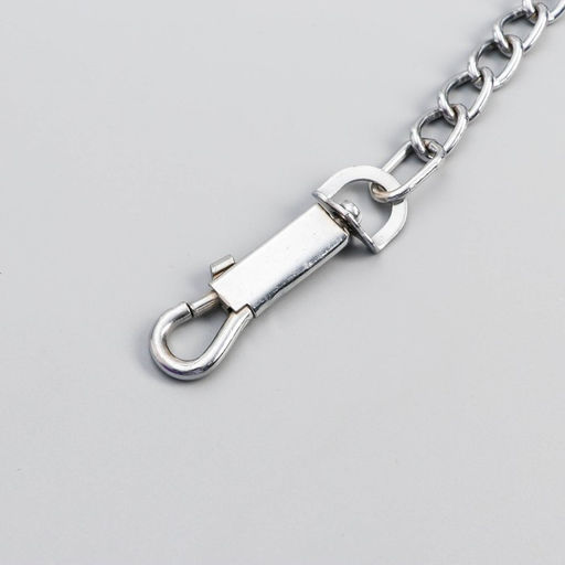 Поводок металлический, 120 см х 3 мм - Пижон фото 4