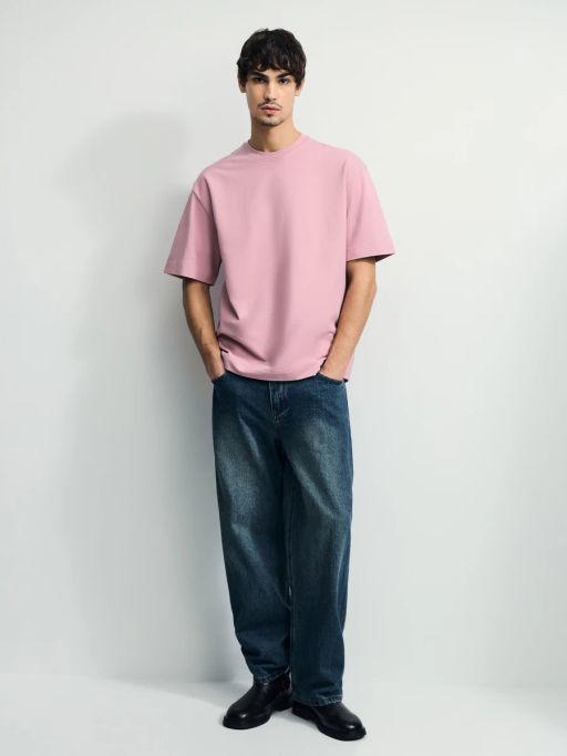 Футболка oversize из 100% хлопка / Zarina  фото 2