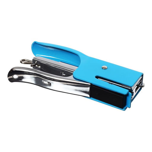 Степлер плаер №10 до 20 листов, скобы 10, для сшивания на весу. стальной, МИКС - Simaland фото 4