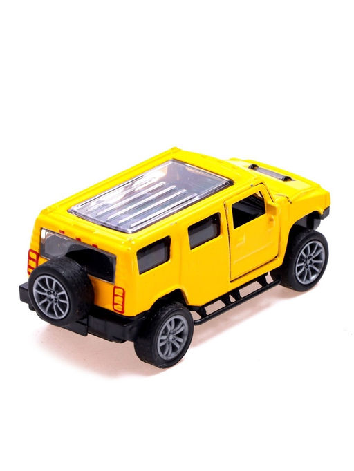 Машина металлическая Крузер, 1:48, инерция, открываются двери, цвет жёлтый - Автоград фото 13