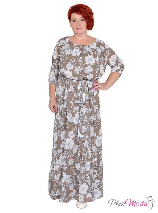 Платье Модель №1276 размеры 44-84 - Plusmoda фото 4