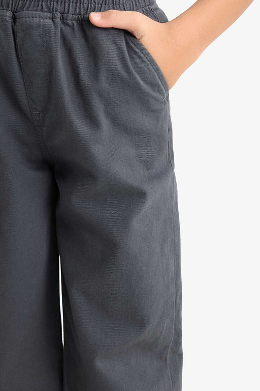 %100 Pamuk Beli Lastikli Gabardin Pantolon Erkek _ocuk - Defacto фото 5