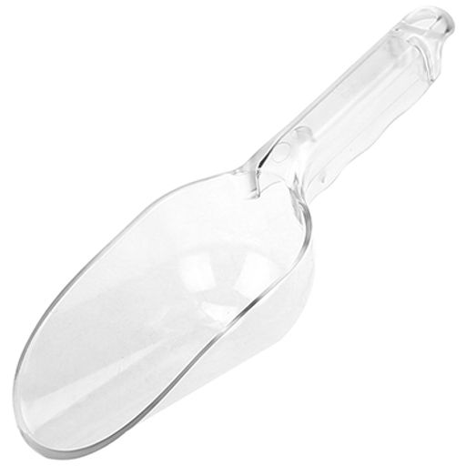 Совок акриловый для сыпучих продуктов 23,5х6х5см (Китай)