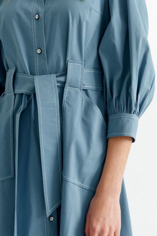 Платье свободного силуэта Ara (Цвет: Коралл) - Morozov Amavie фото 11