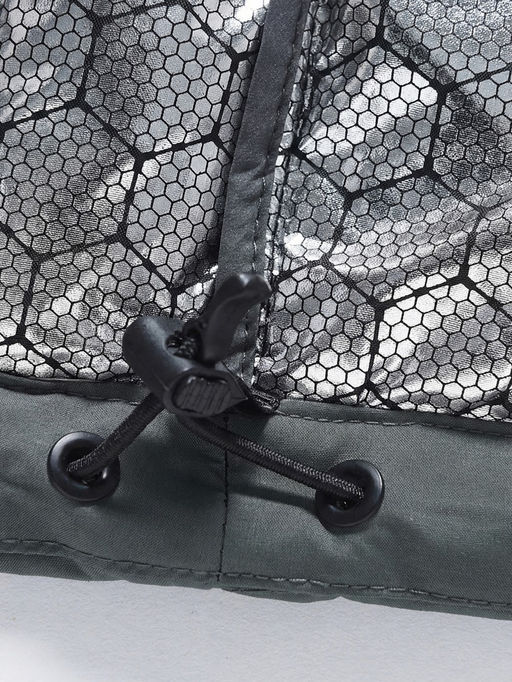 Куртка мужская удлинённая стёганая с капюшоном и графеновой подкладкой утеплитель тинсулейт