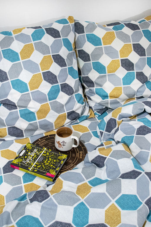 КПБ 2,0 сп бязь 120гр/м2 Текстильная коллекция сшивной Майолика 1