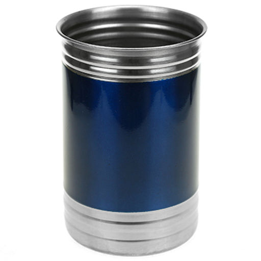 Банка для сыпучих продуктов из нержавеющей стали 1л, д10см, h15см, крышка пластмассовая с пароотводом, цветной корпус, синий, в коробке (Китай) - Домашняя мода фото 2