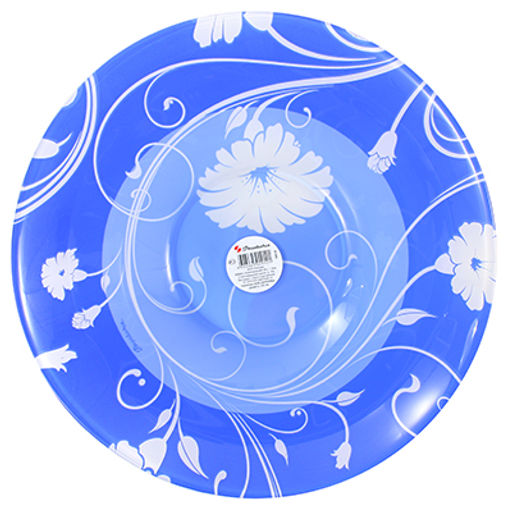 Блю Серенейд (Serenade Blue) Салатник стеклянный 800мл, д23см, h6,5см, Pasabahce (Россия)