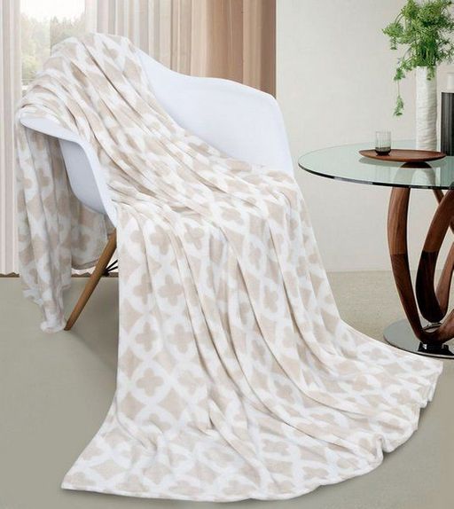 Покрывало-плед Монограмма фланель-микрофибра 200*220 см. - Лен поволжья фото 3