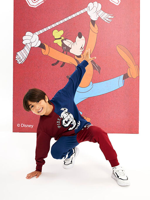 Beli Lastikli Spiderman Bask?l? Erkek ?ocuk Jogger E?ofman Alt? - Waikiki фото 2