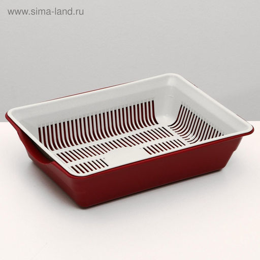 Туалет глубокий с сеткой 36×25×9 см, микс цветов