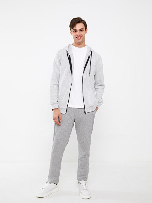 Standart Kal?p Kap??onlu Erkek Kal?n Spor H?rka