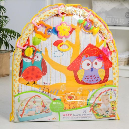 Развивающий коврик с дугами Совушкин дом, 110х83 см, Крошка Я - Simaland фото 7