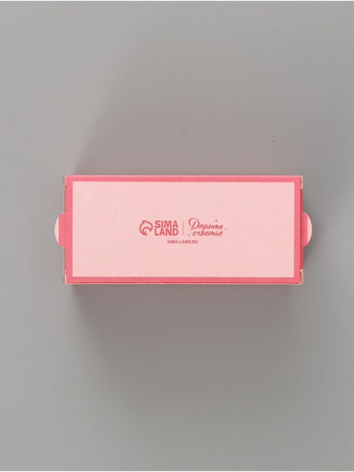 Цена за 5 шт. Коробка подарочная с окном «Подарок», 12×5.5×5.5 см, самосборная