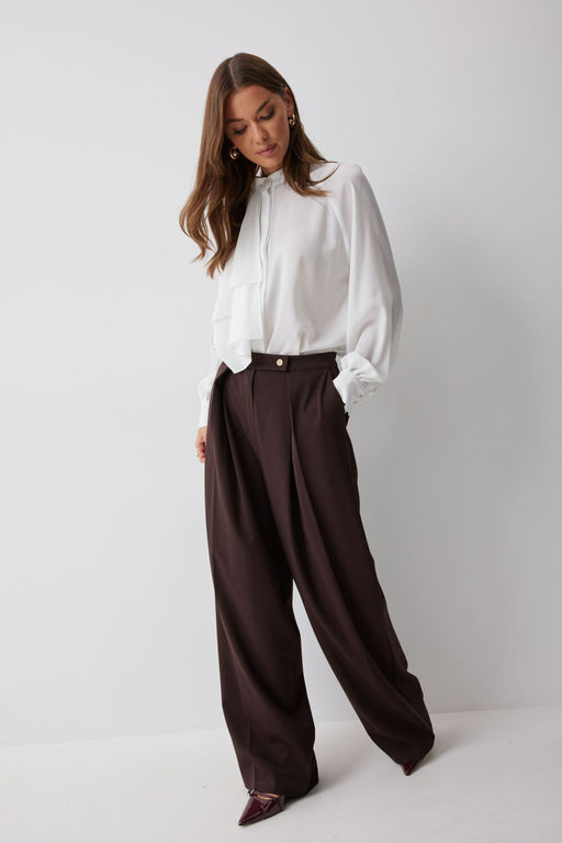 Брюки LYUSHe 4214 коричневый  фото 5