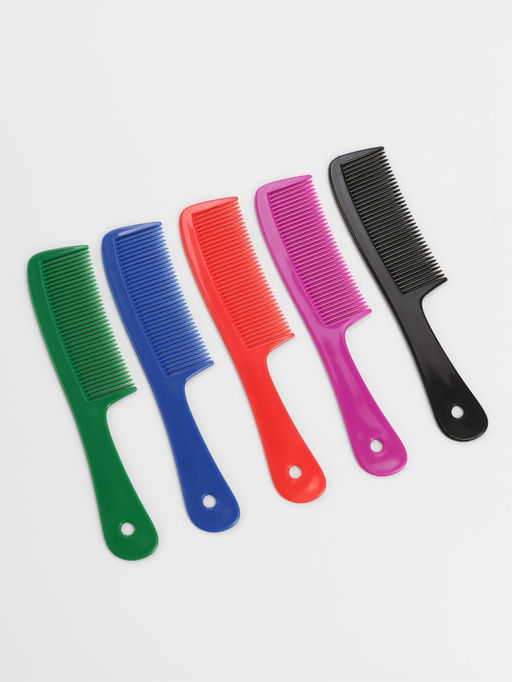 Цена за 6 шт. Расчёска, 18 (±1) × 4 см, МИКС