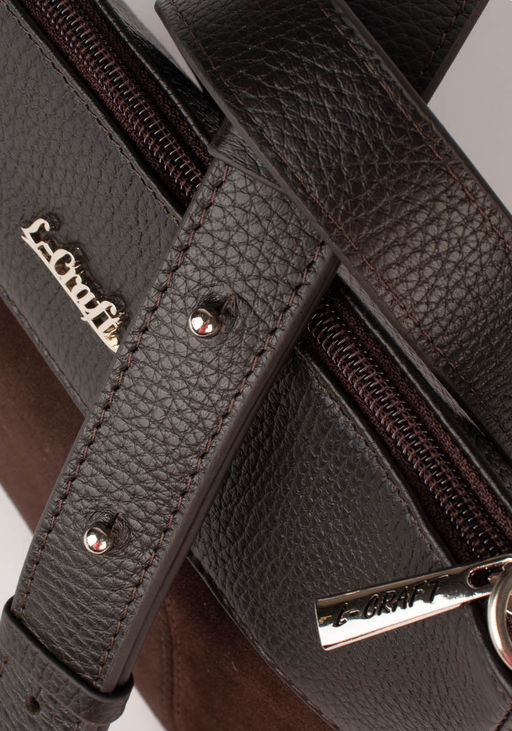 Кожаная сумка через плечо №L110 - L-craft фото 8