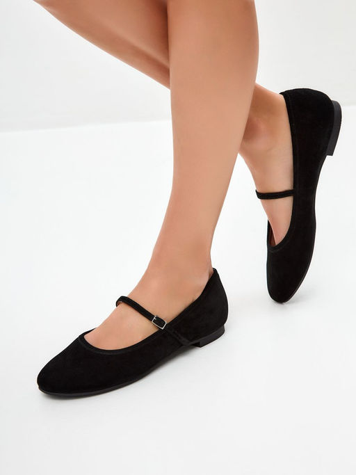 25502101054, Балетки женские, ARGO Натуральная замша  фото 3