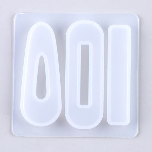 Цена за 2 шт. Молд силиконовый  «Заколка», 3 вида заколки