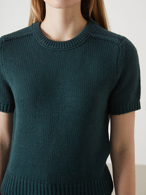 Bisiklet Yaka Kad?n Triko Kazak